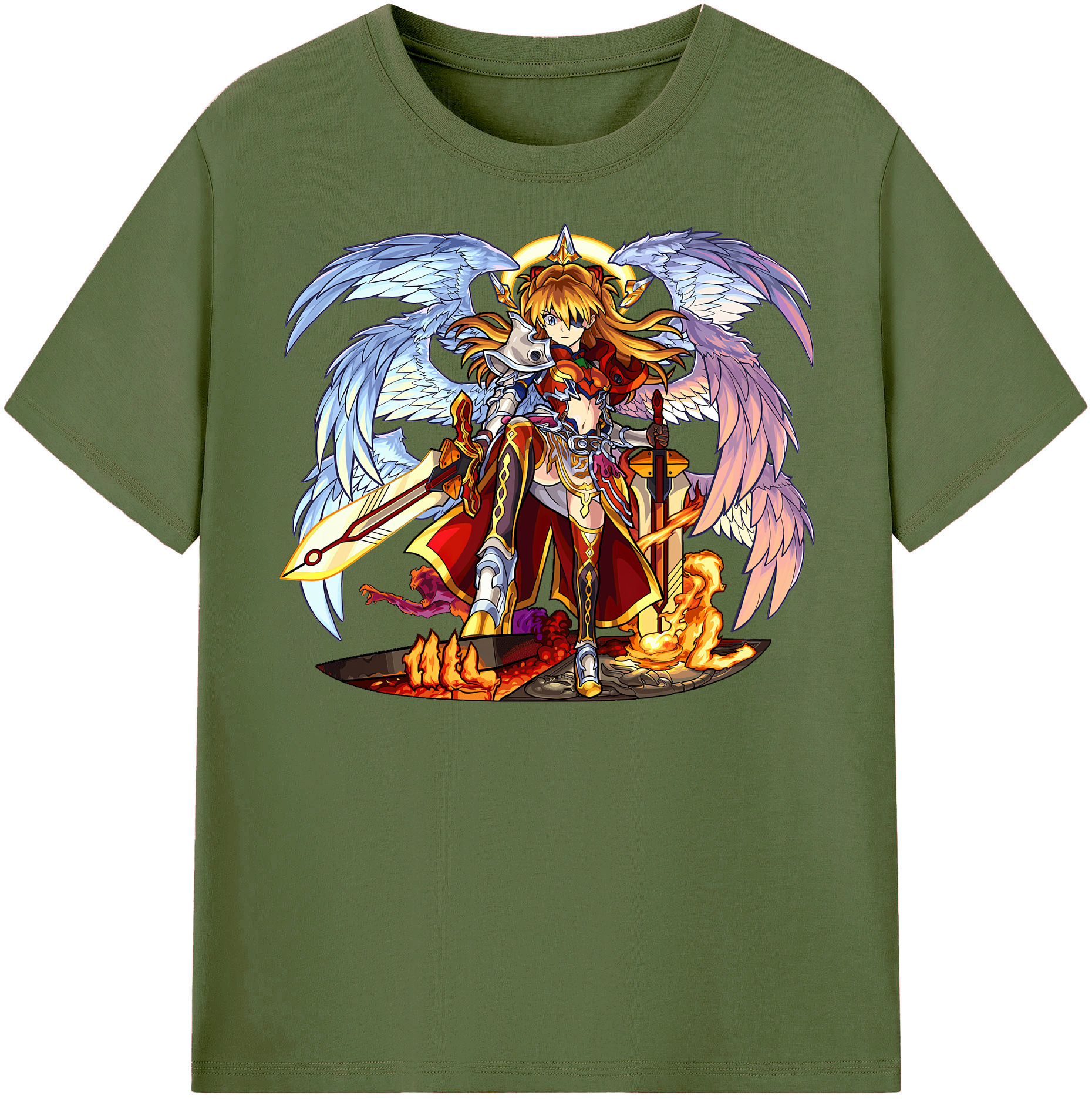 （画像用） EVA 新世紀エヴァンゲリオン 綿100％半袖Tシャツ（フロントプリント）
